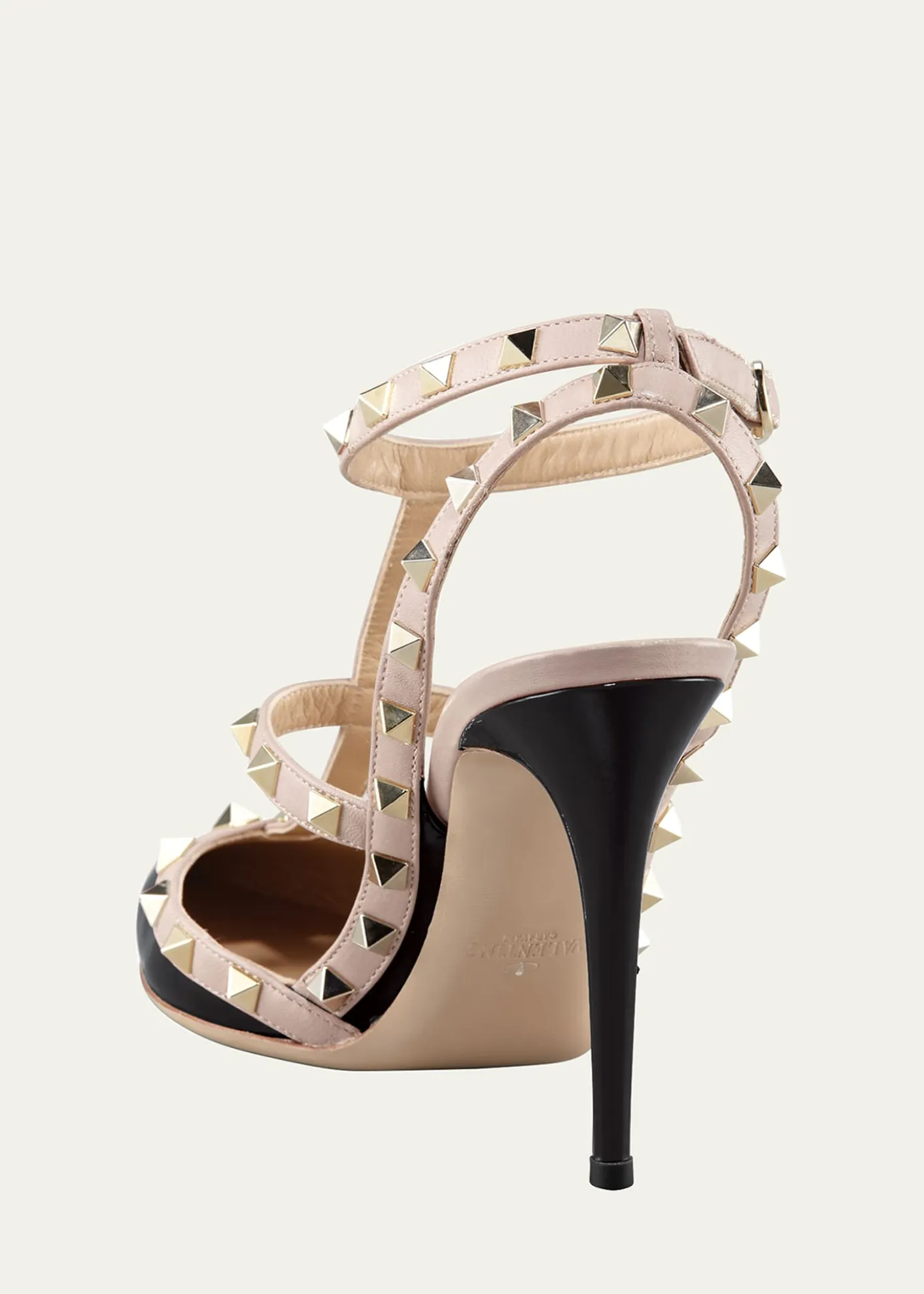 Valentino GaravaniRockstud 100mm Slingback High-Heel Pumps