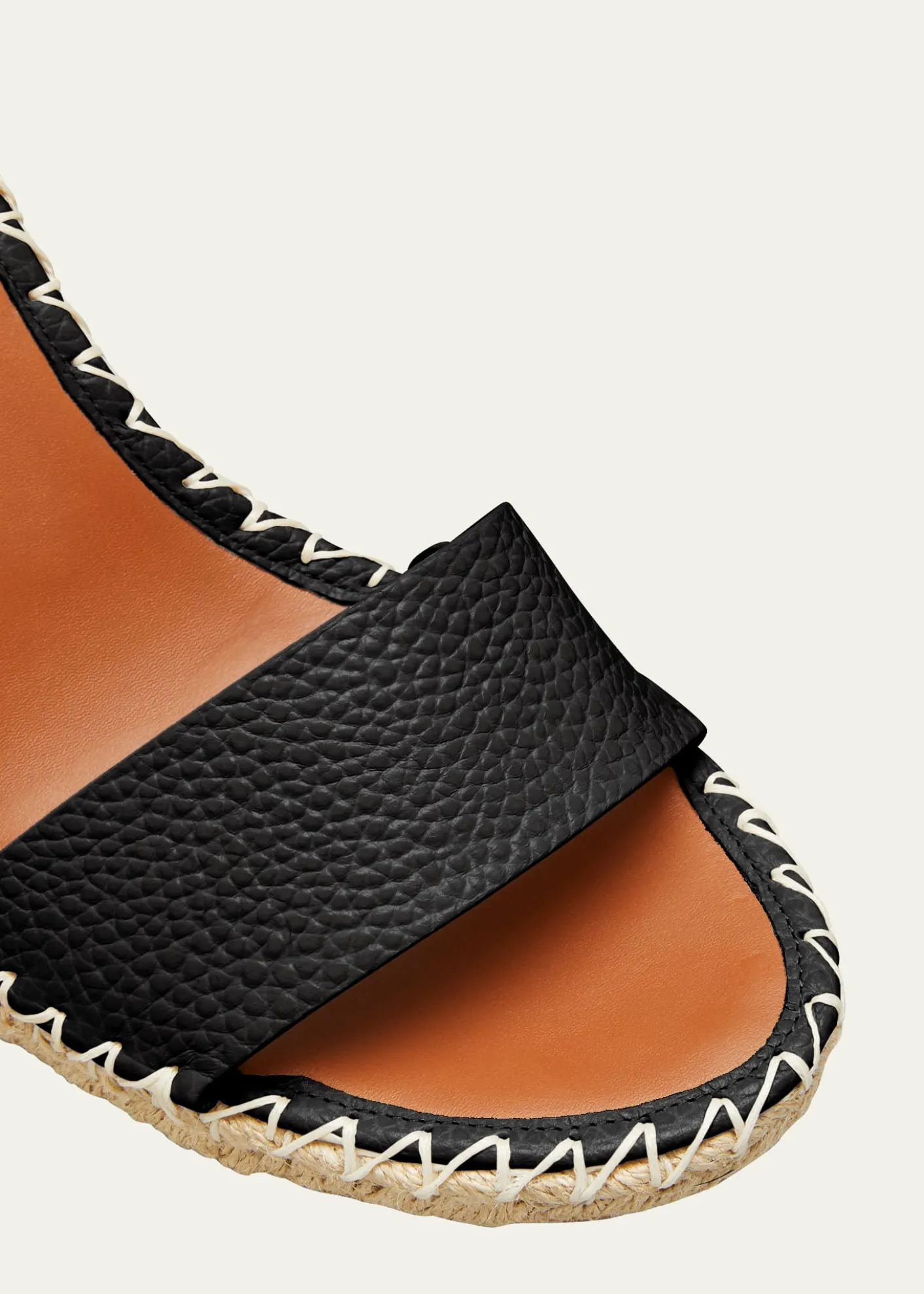 Valentino GaravaniRockstud Double Espadrille Wedge Sandals