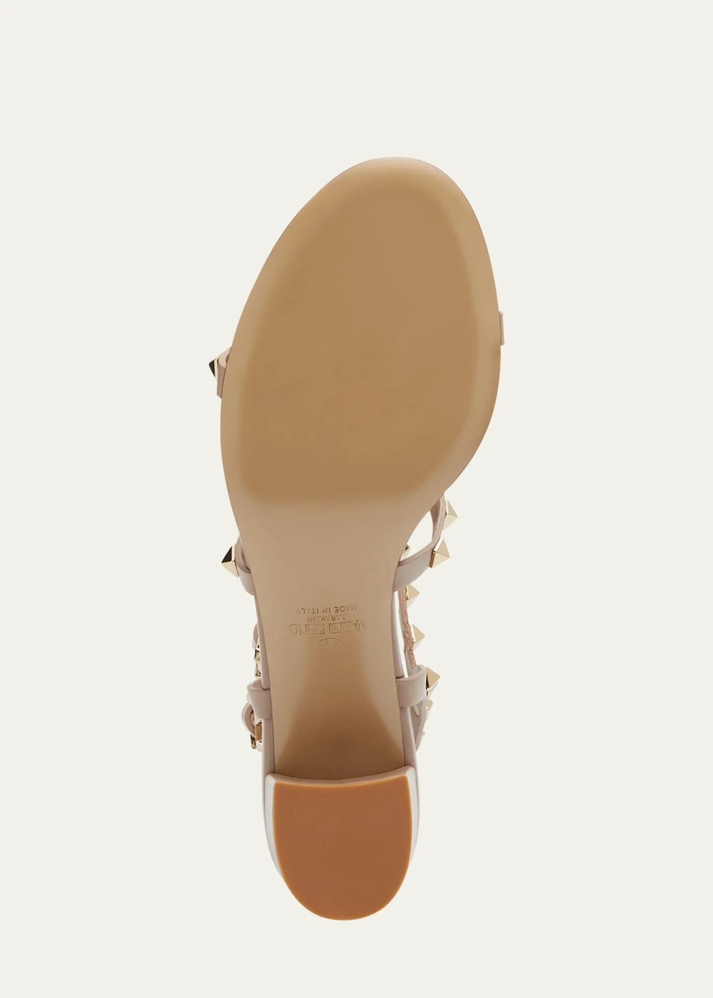 Valentino GaravaniRockstud Leather 60mm City Sandals