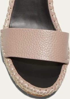 Valentino GaravaniRockstud Double Espadrille Wedge Sandals