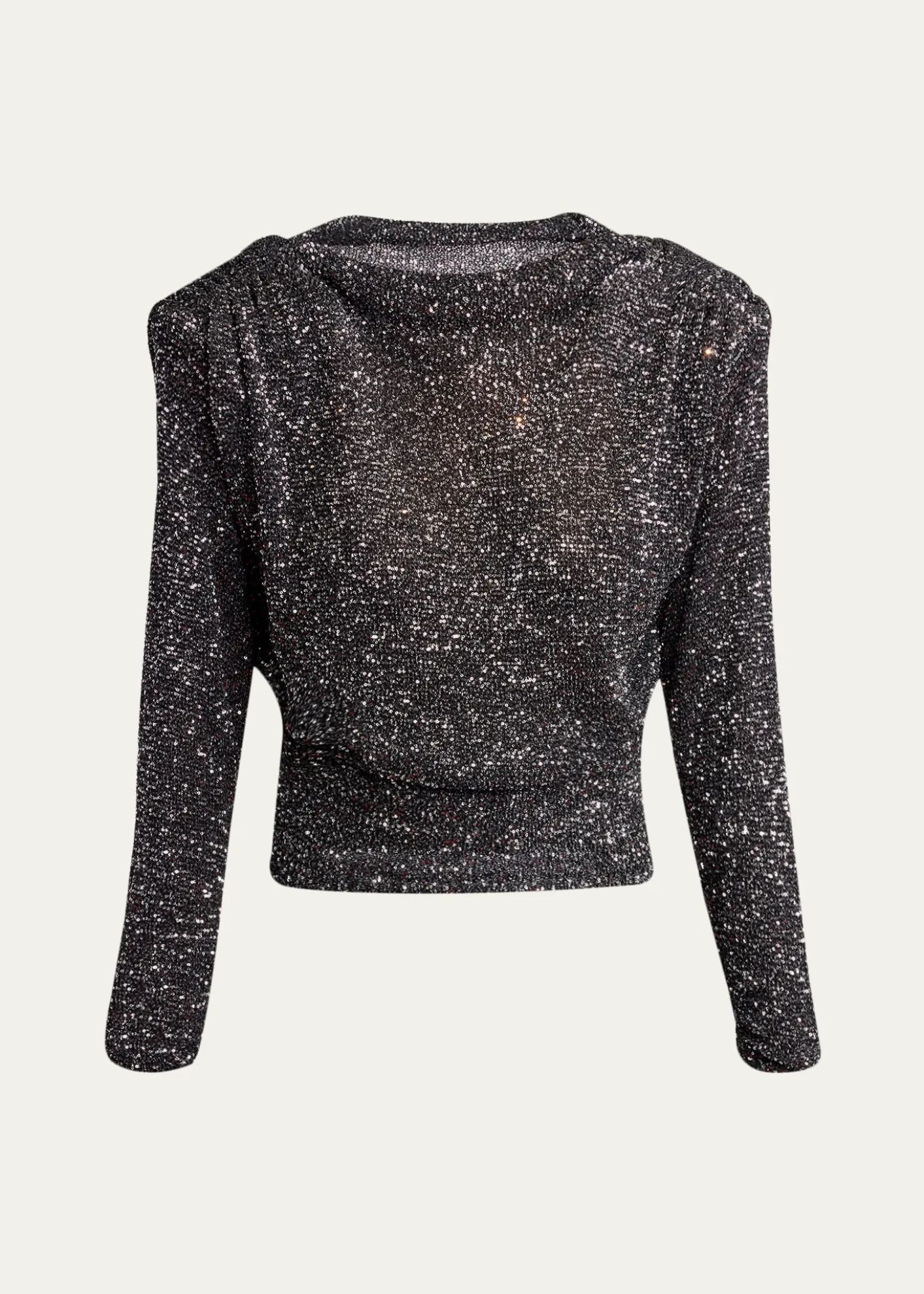 Valentino GaravaniSequined Dolman-Sleeve Sweater