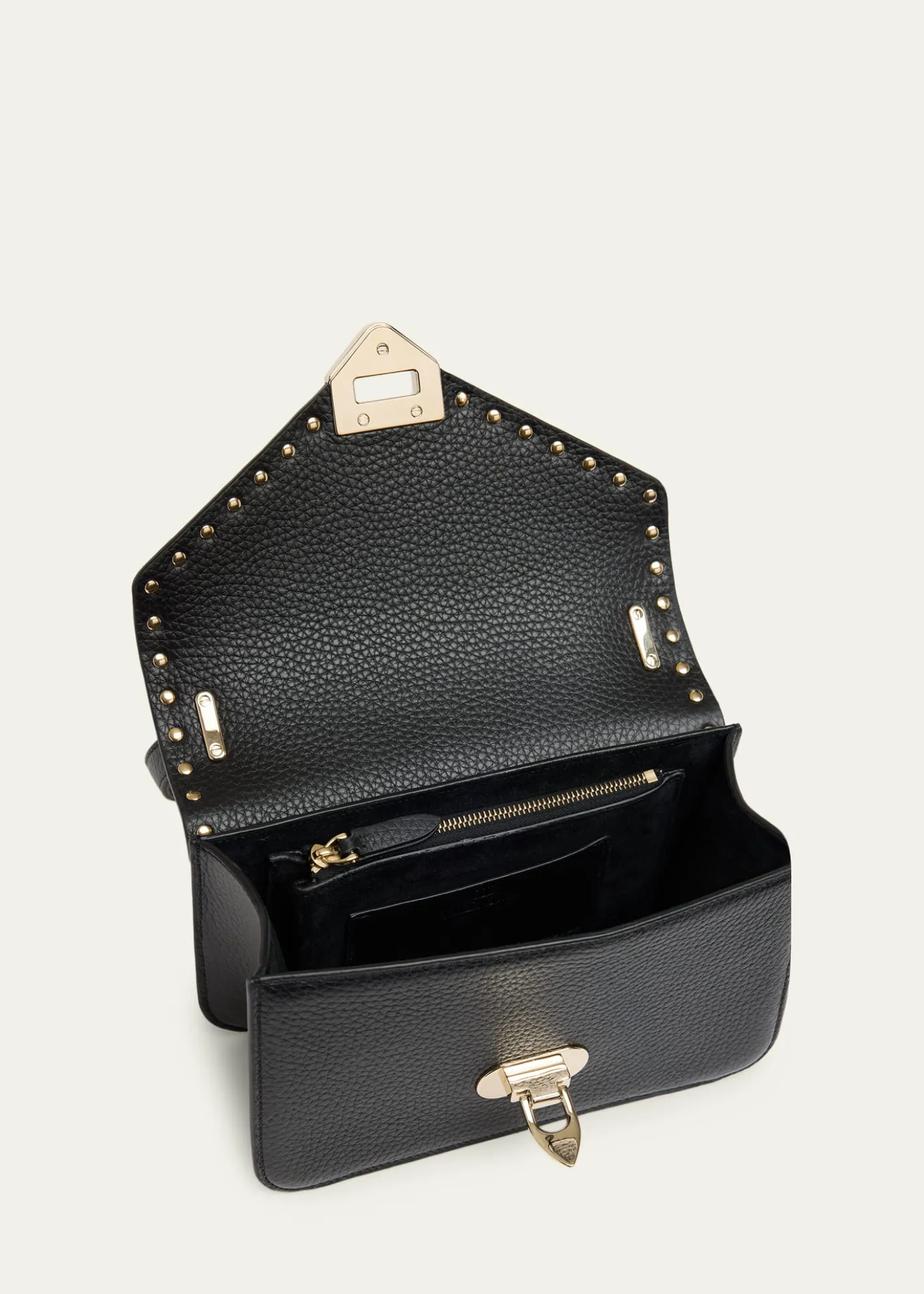 Valentino GaravaniSmall Rockstud Leather Shoulder Bag