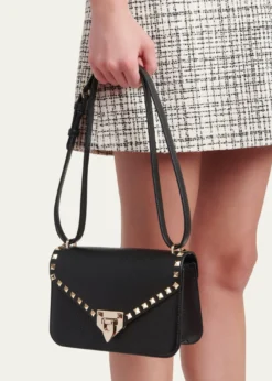 Valentino GaravaniSmall Rockstud Leather Shoulder Bag