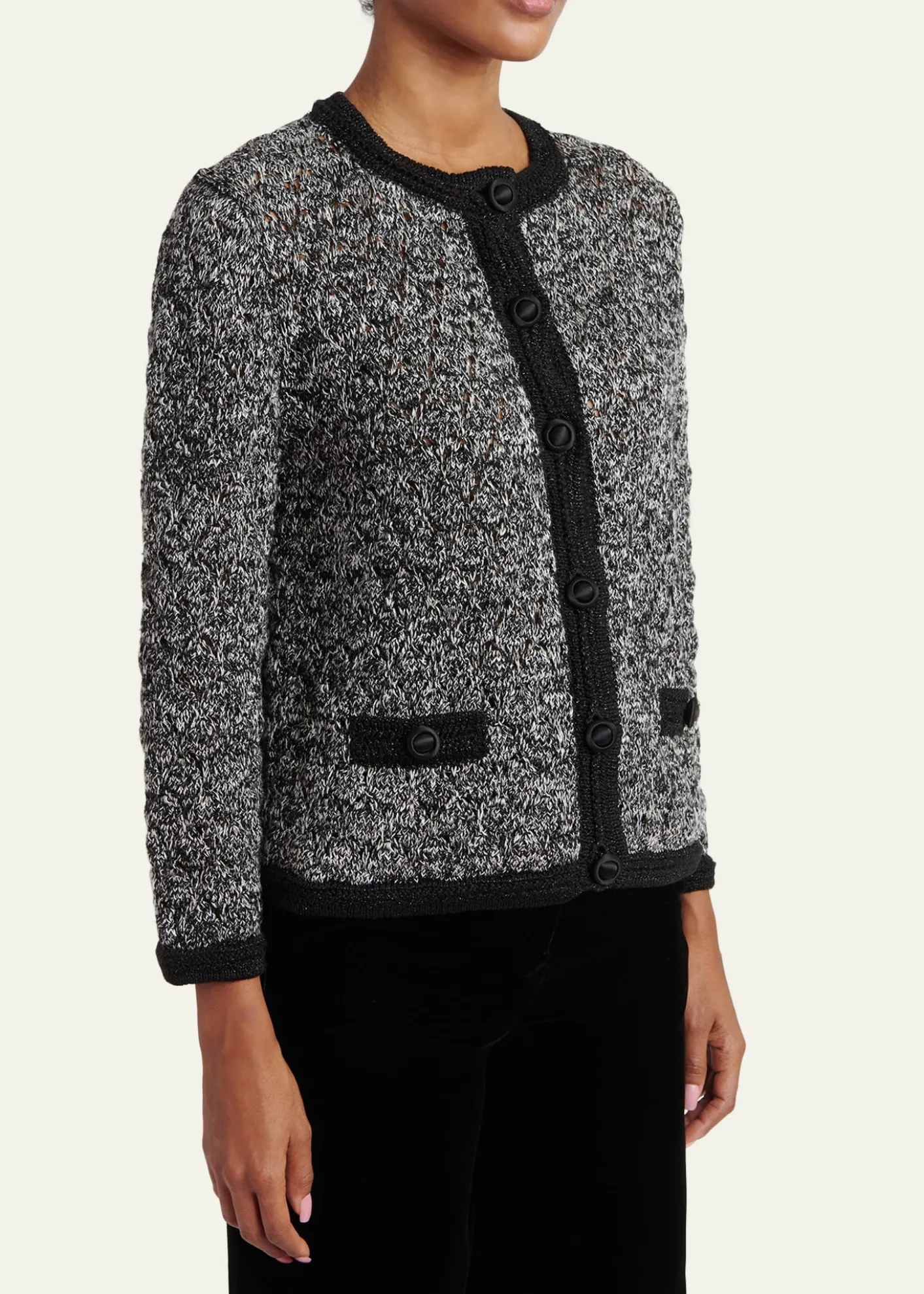Valentino GaravaniTweed Melange Jacket