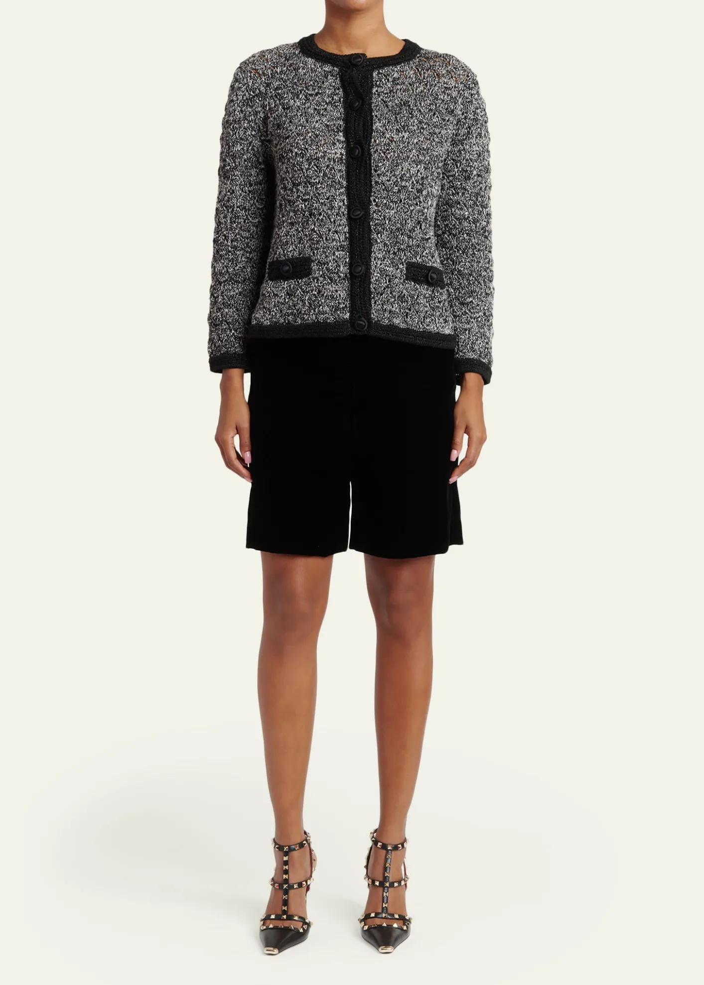 Valentino GaravaniTweed Melange Jacket