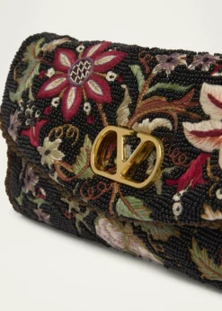 Valentino GaravaniVain Floral Beaded Shoulder Bag