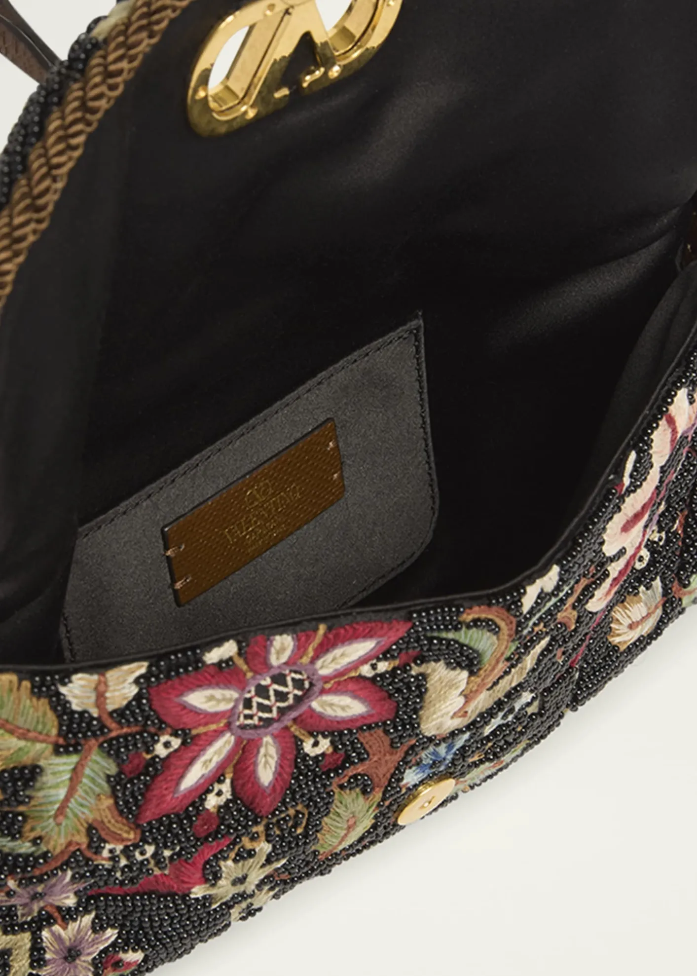 Valentino GaravaniVain Floral Beaded Shoulder Bag