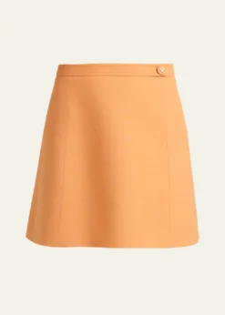 Valentino GaravaniVirgin Wool Mini Skirt