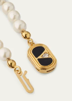 Valentino GaravaniVLOGO Akoya Pearl Layered Ovalette Necklace