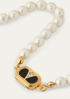 Valentino GaravaniVLOGO Akoya Pearl Layered Ovalette Necklace