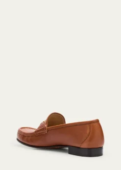 Valentino GaravaniVLogo Medallion Leather Loafers
