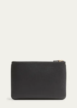 Valentino GaravaniVLOGO Medium Leather Flat Pouch Bag
