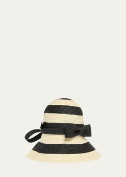 Valentino GaravaniVLogo Signature Straw Cloche Hat