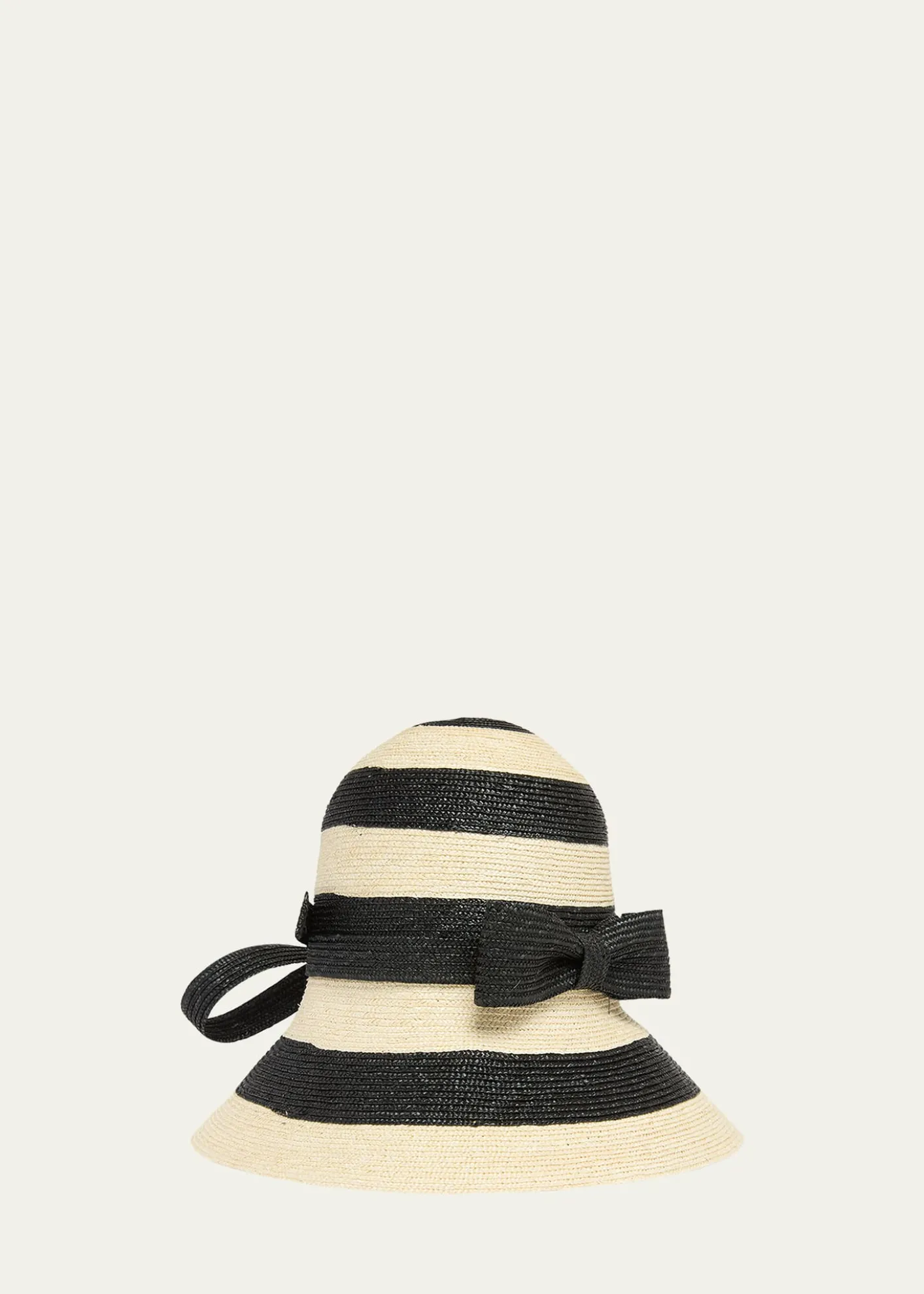 Valentino GaravaniVLogo Signature Straw Cloche Hat