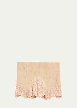 Valentino GaravaniVLogo Signature Cashmere & Lace Headband