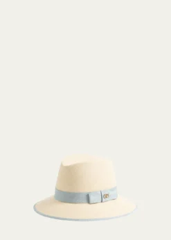 Valentino GaravaniVLOGO Straw Fedora