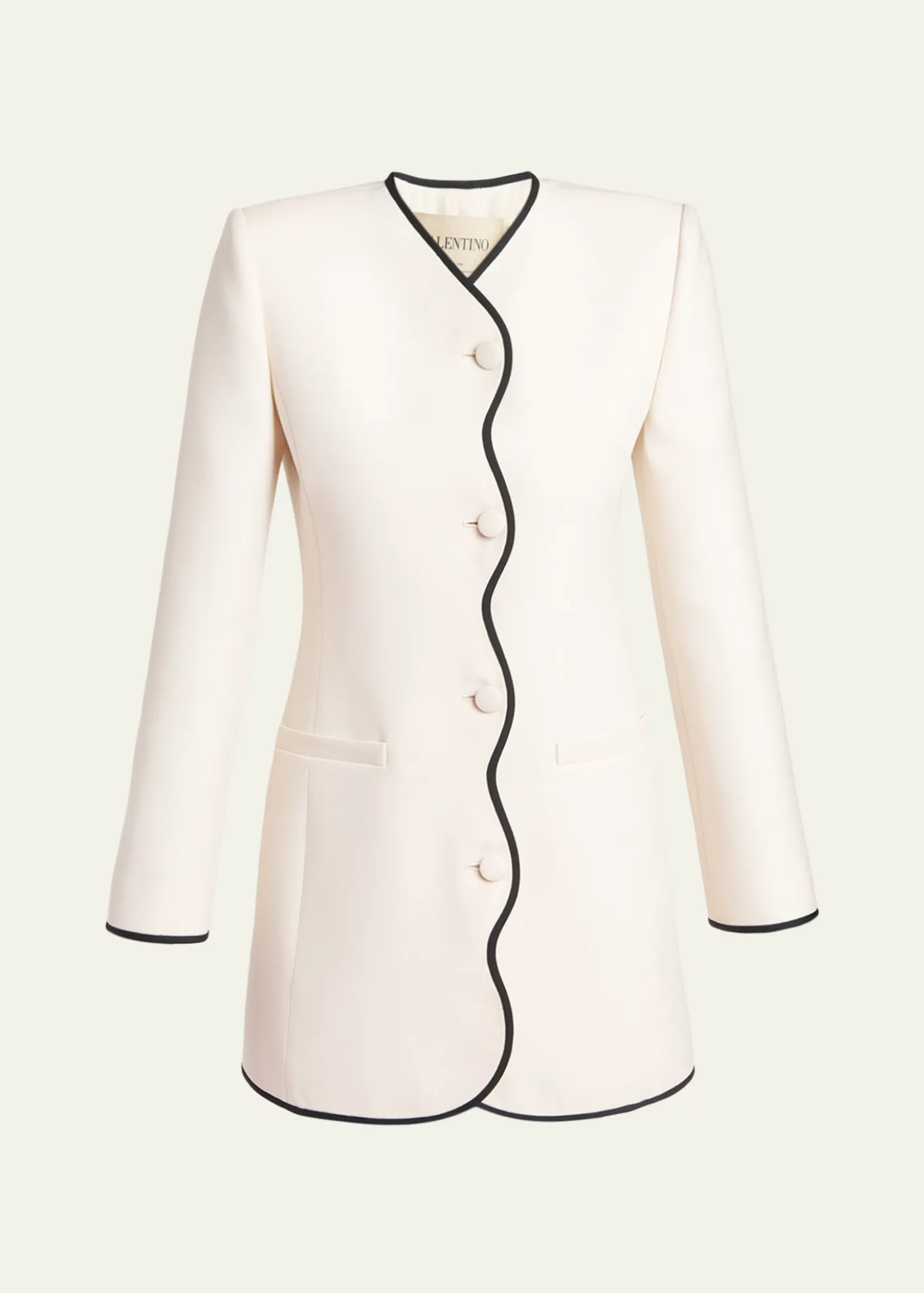 Valentino GaravaniWave Trim Minidress