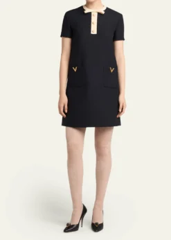 Valentino GaravaniWool-Silk Mini Dress