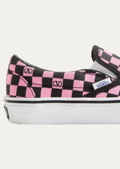 Valentino Garavanix Vans Classic Slip-On Checkerboard Shoes