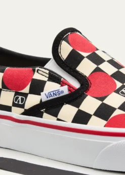 Valentino Garavanix Vans Classic Slip-On Checkerboard Shoes