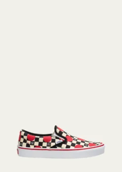 Valentino Garavanix Vans Classic Slip-On Checkerboard Shoes