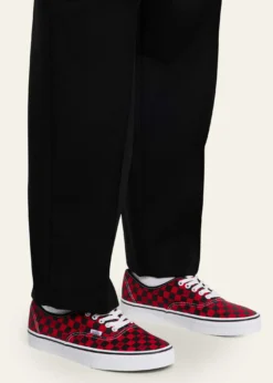 Valentino Garavanix Vans Men's Tess St VLogo Check Canvas Low-Top Sneakers