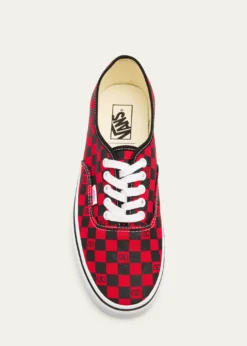 Valentino Garavanix Vans Men's Tess St VLogo Check Canvas Low-Top Sneakers