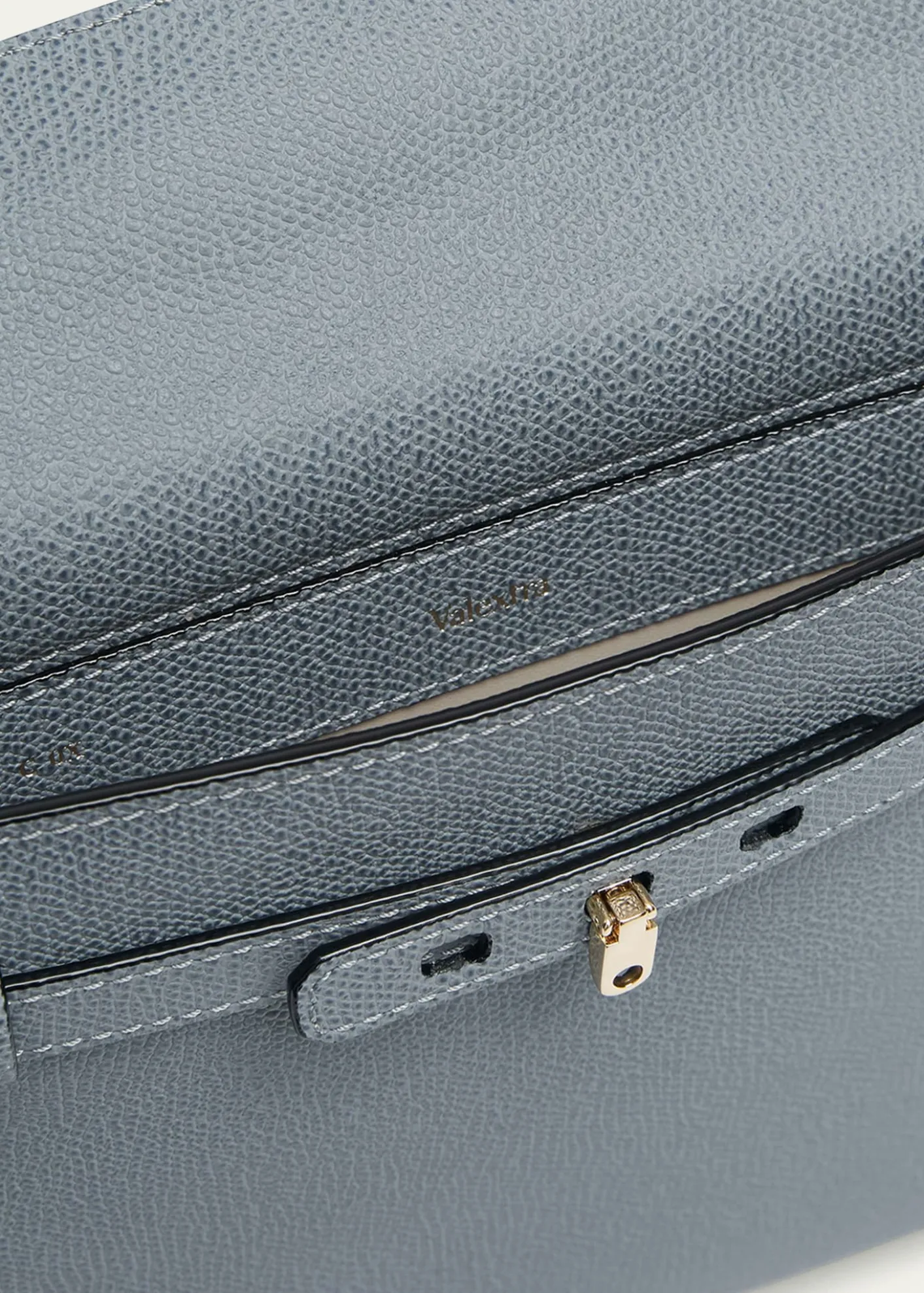 ValextraB-Tracollina Leather Shoulder Bag