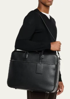 ValextraMen's Avietta Millepunte Calfskin Travel Suitcase