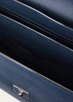 ValextraMen's Avietta Pebble Leather Briefcase