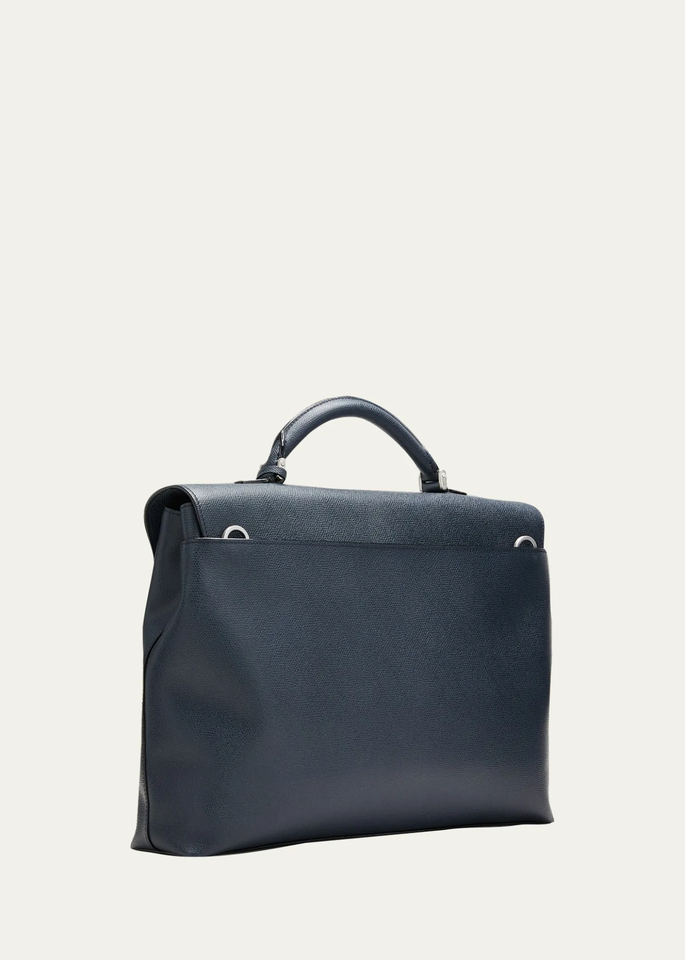 ValextraMen's Avietta Pebble Leather Briefcase