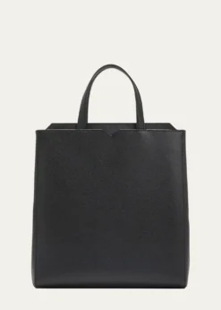 ValextraMen's V-Line Calfksin Tote Bag