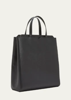 ValextraMen's V-Line Calfksin Tote Bag