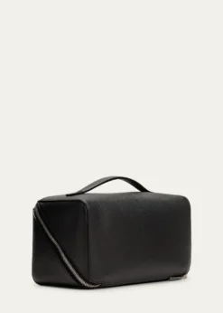ValextraMen's V-Line Soft Leather Toiletry Bag