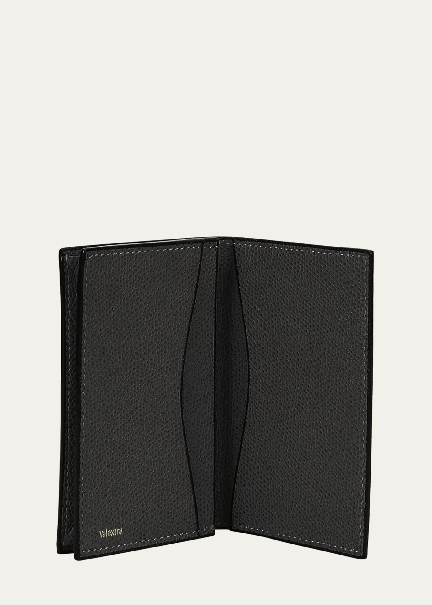 ValextraSaffiano Pebbled Business Card Case