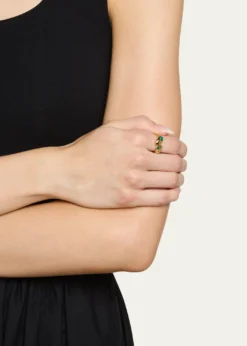 V.BELLAN18K Gold Nelle Ring with Malachite