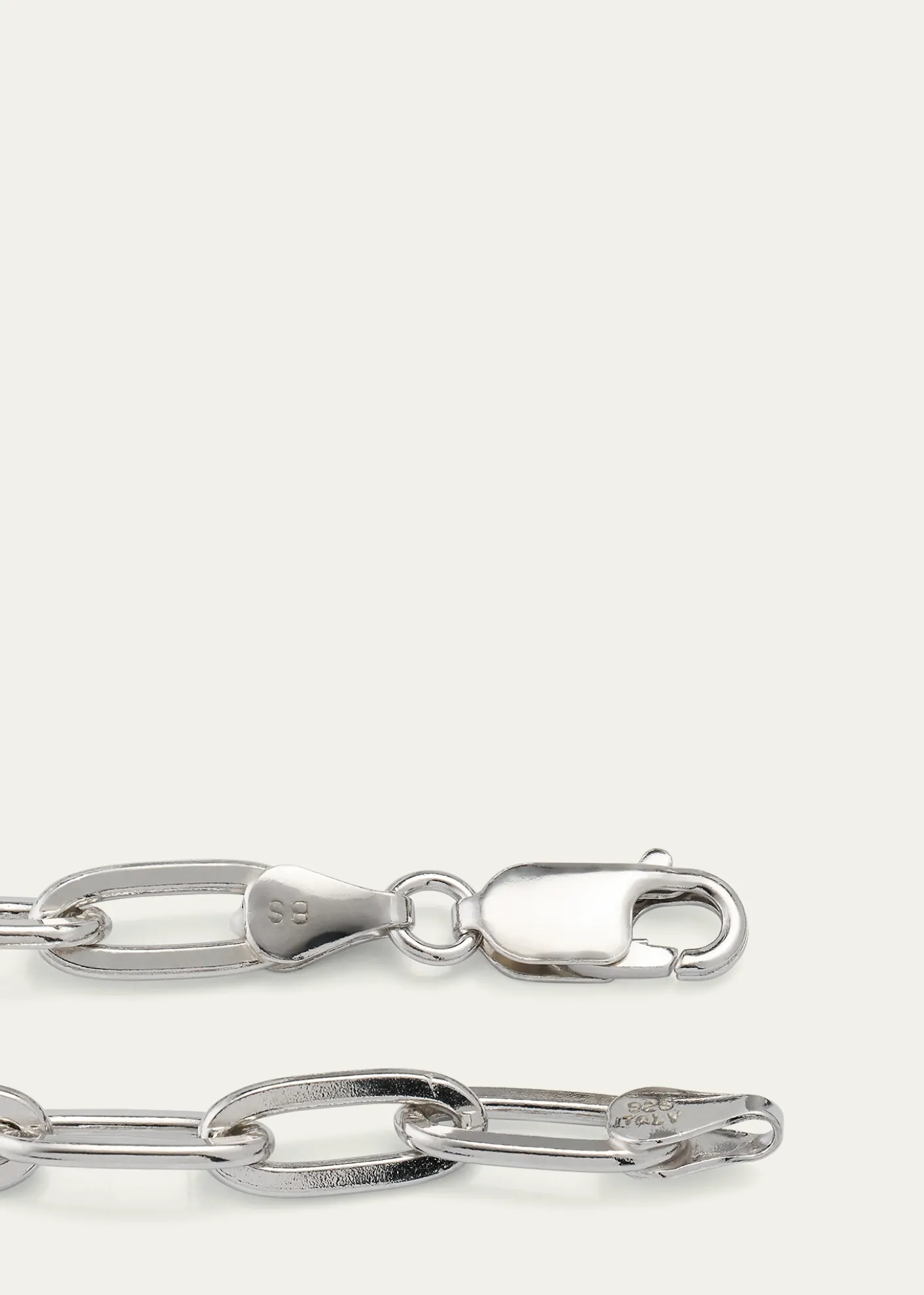 V.BELLANLarge Paperclip Link Necklace