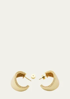 V.BELLANNicole Gold-Plated Hoop Earrings