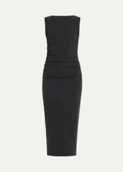 Veronica BeardCharissa High-Neck Midi Dress