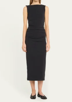 Veronica BeardCharissa High-Neck Midi Dress