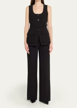 Veronica BeardCole Wide-Leg Pants