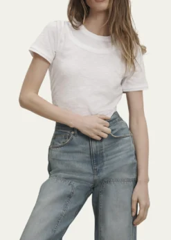 Veronica BeardDamian Layered Short-Sleeve Knit Top