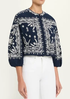 Veronica BeardDrake Embroidered Jacket