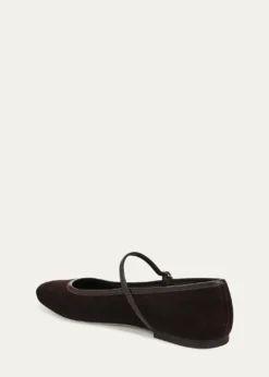 Veronica BeardEllie Suede Mary Jane Ballerina Flats