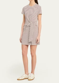 Veronica BeardElvaris Striped T-Shirt Dress