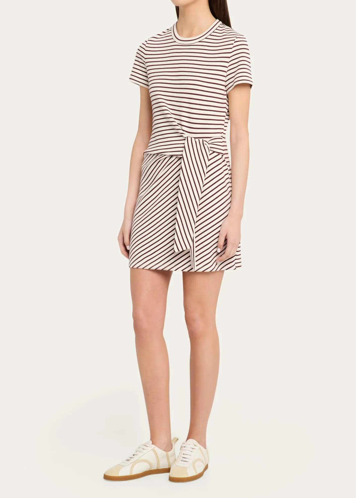 Veronica BeardElvaris Striped T-Shirt Dress