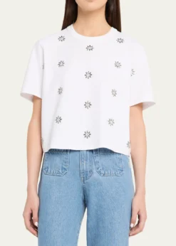 Veronica BeardEmbellished Crewneck T-Shirt