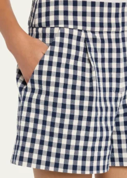 Veronica BeardHaina Cotton Gingham Shorts