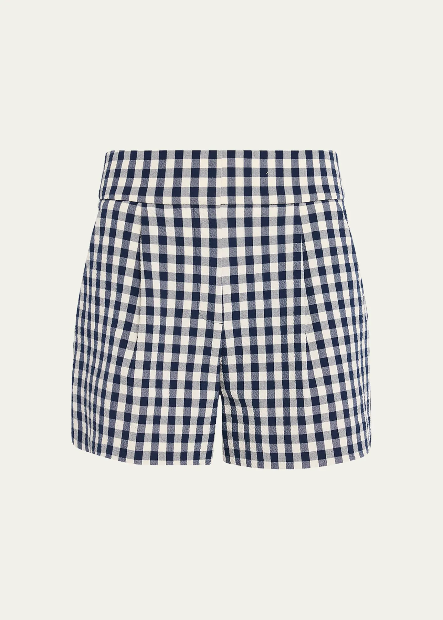 Veronica BeardHaina Cotton Gingham Shorts