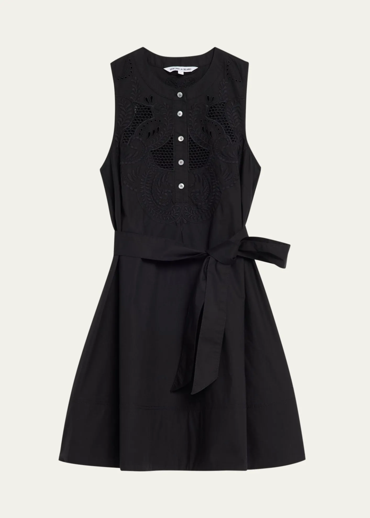Veronica BeardHaleem Eyelet Poplin Mini Dress